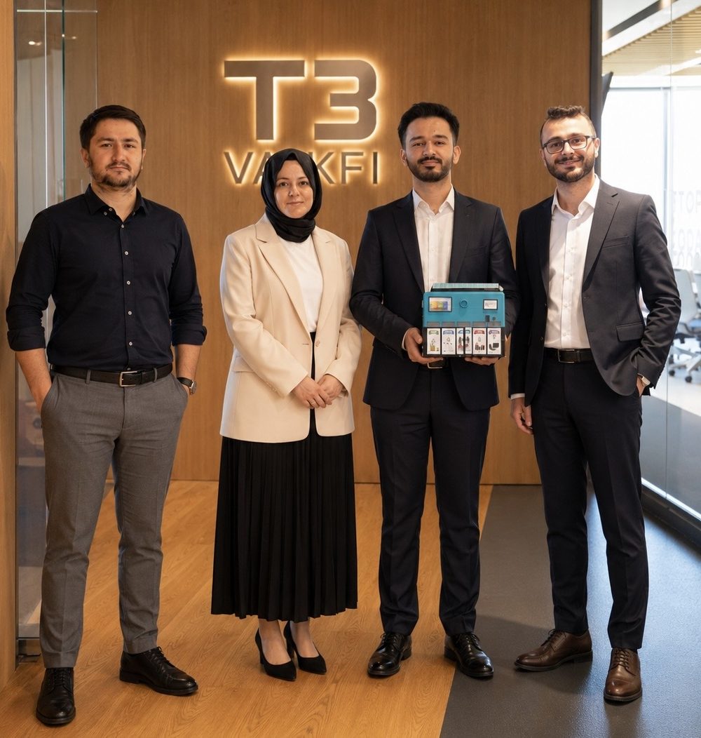Coreva ekibi T3 Vakfı'nda, ReSmart X0025 ölçekli modeliyle
